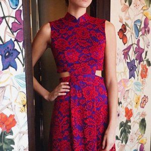 The Missing Piece NWT Signature Lace Cut Out Cheongsam